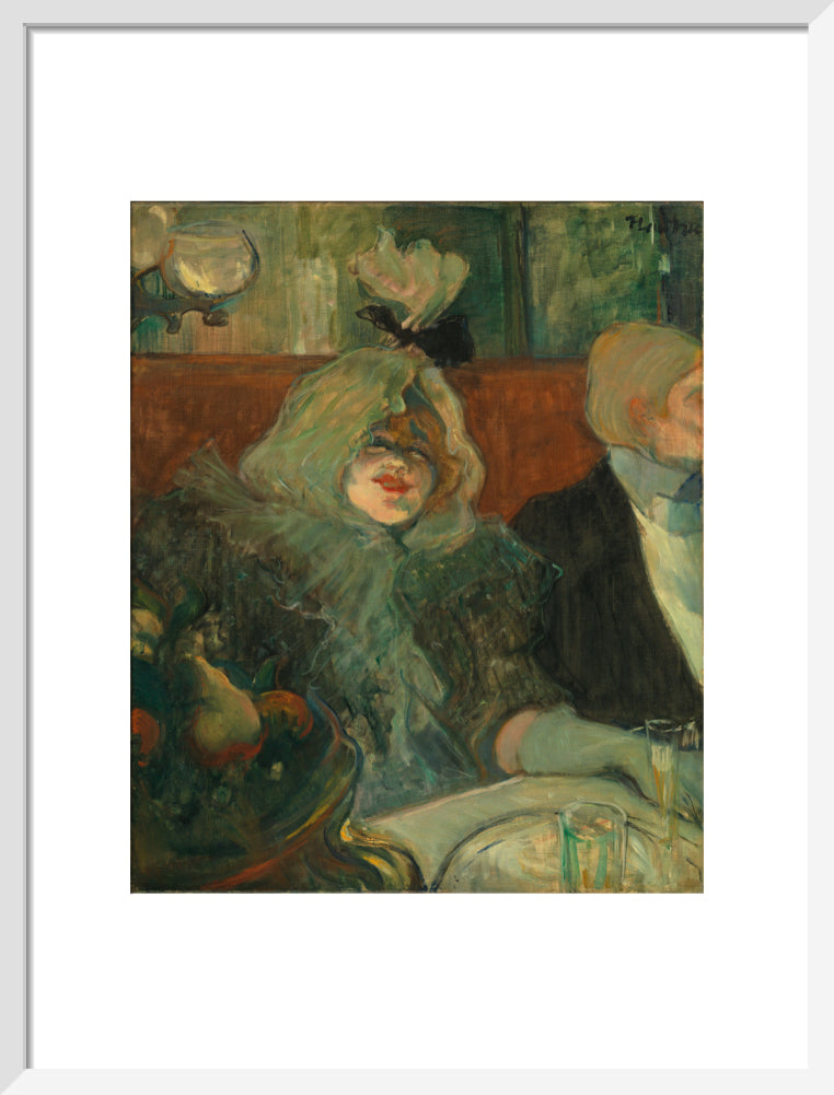 In a Private Dining Room (At the Rat Mort) (art print, medium, white)