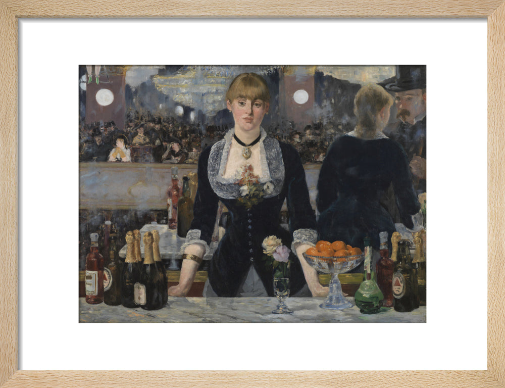 A Bar at the Folies-Bergère (art print, small, natural)