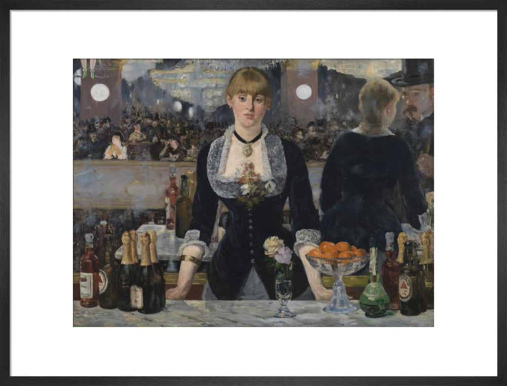 A Bar at the Folies-Bergère (art print, large, black)