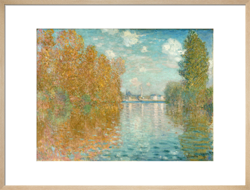 Autumn effect at Argenteuil (art print, large, natural)