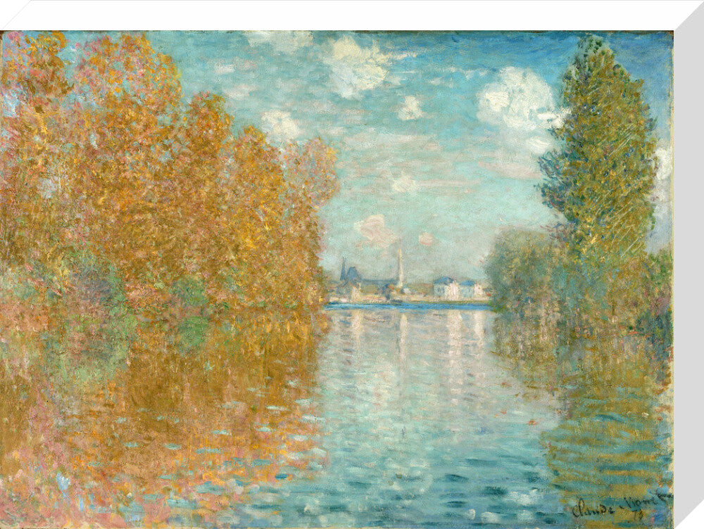 Autumn effect at Argenteuil (stretched canvas, medium, unframed)