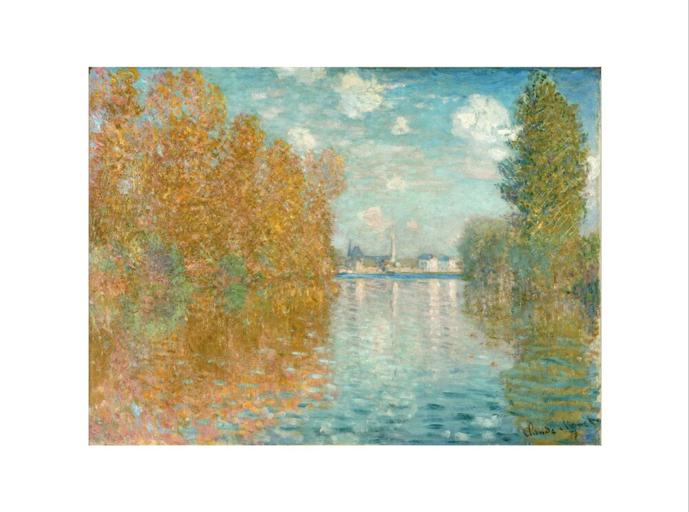 Autumn effect at Argenteuil (art print, extra large, unframed)