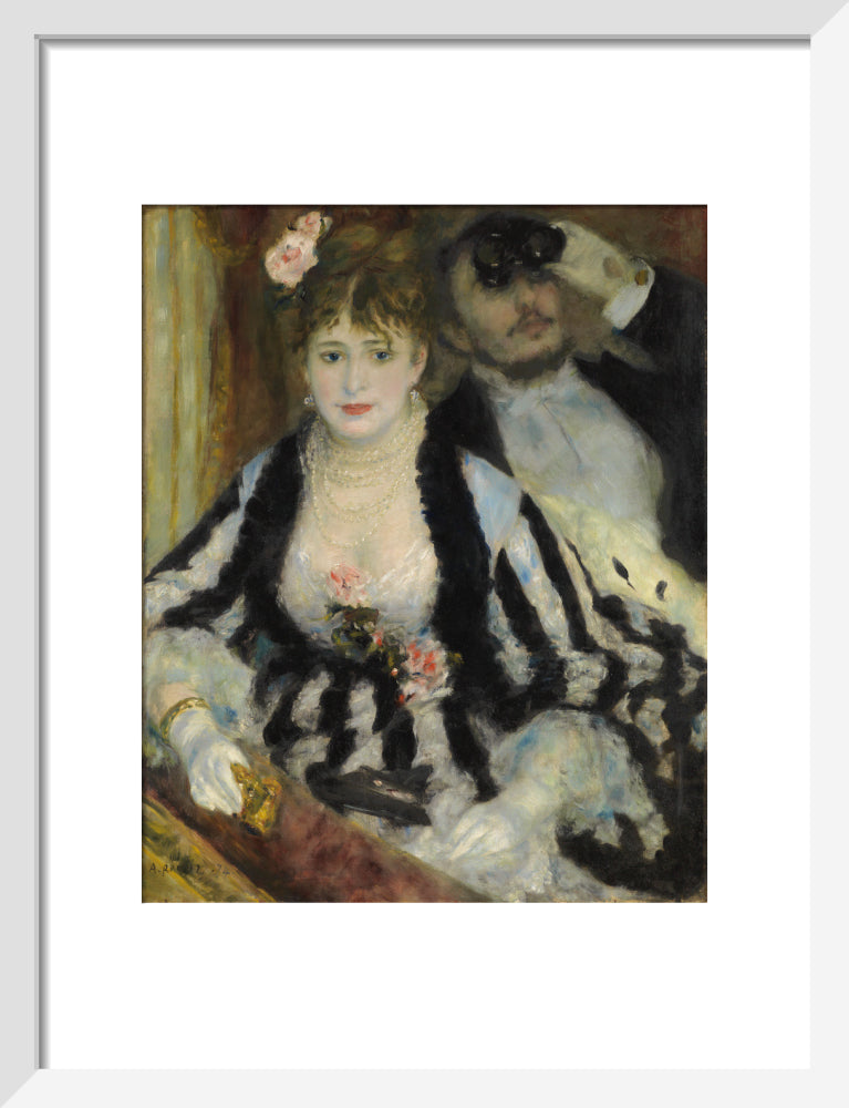 La Loge (art print, small, white)