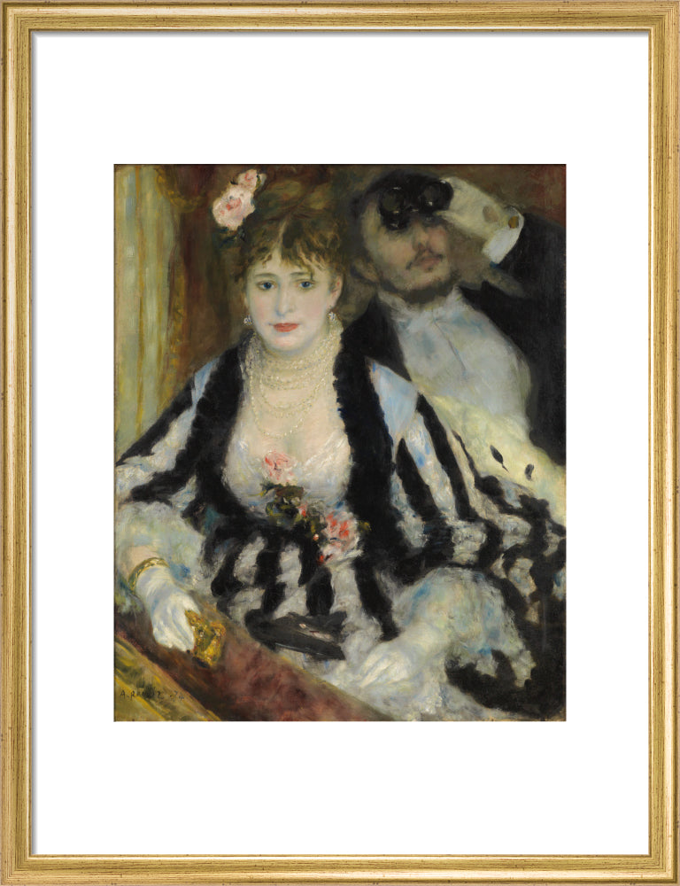 La Loge (art print, medium, gold)