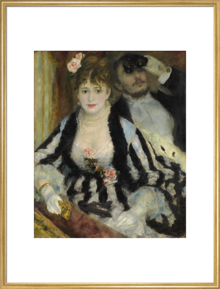 La Loge (art print, extra large, gold)