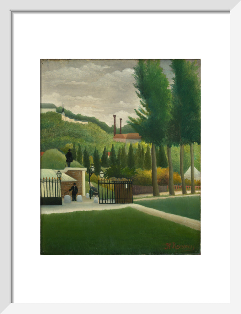 The Toll Gate (art print, small, white)