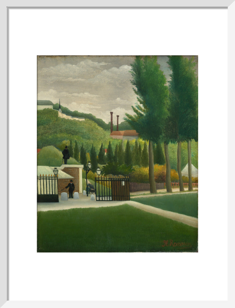The Toll Gate (art print, medium, white)