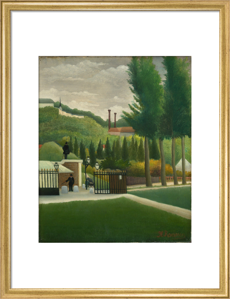The Toll Gate (art print, medium, gold)