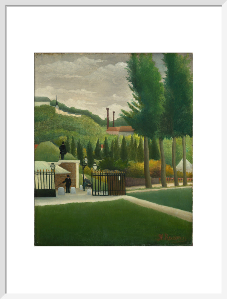 The Toll Gate (art print, large, white)