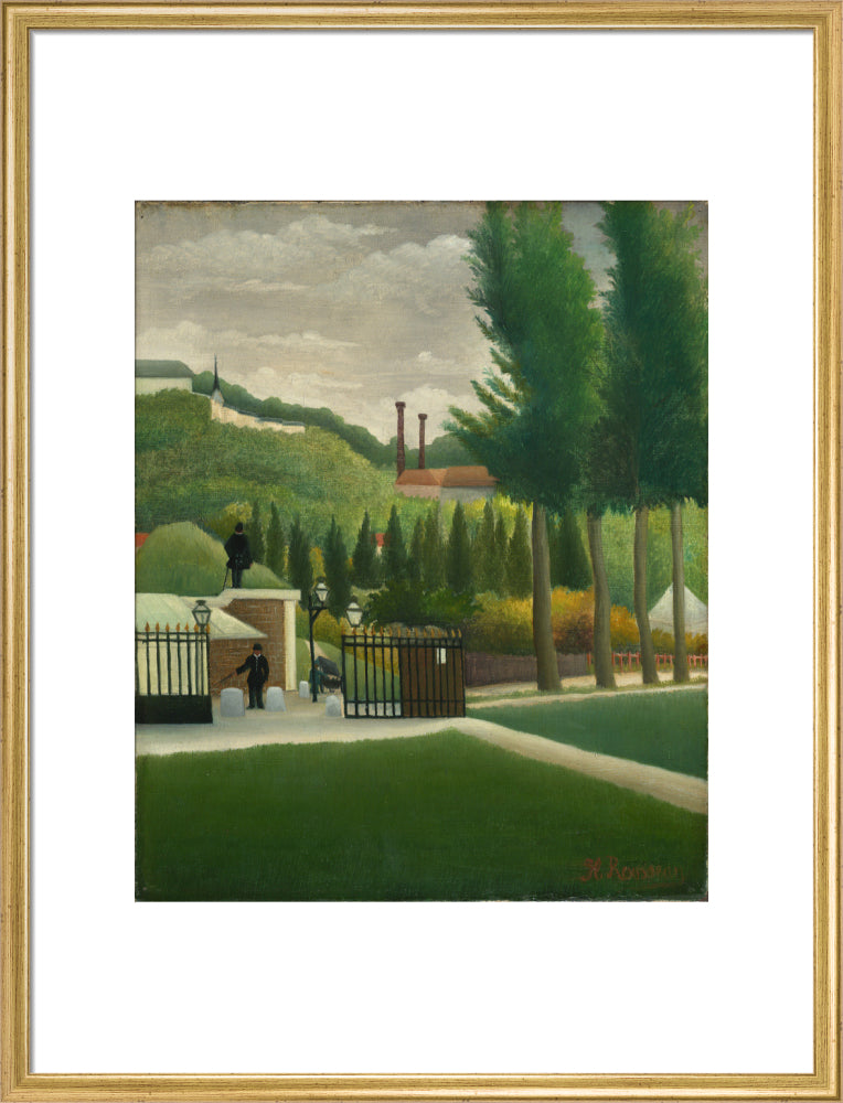The Toll Gate (art print, large, gold)