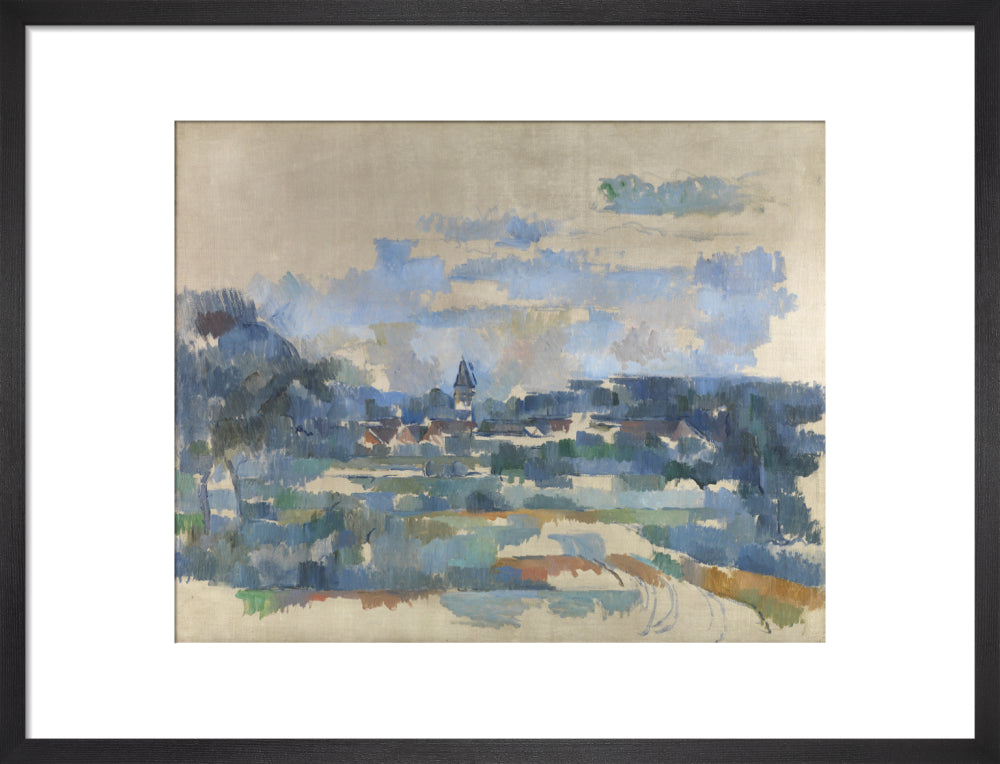 Turning road (art print, medium, black)