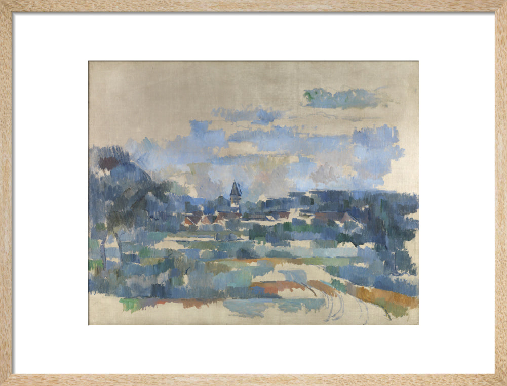 Turning road (art print, medium, natural)