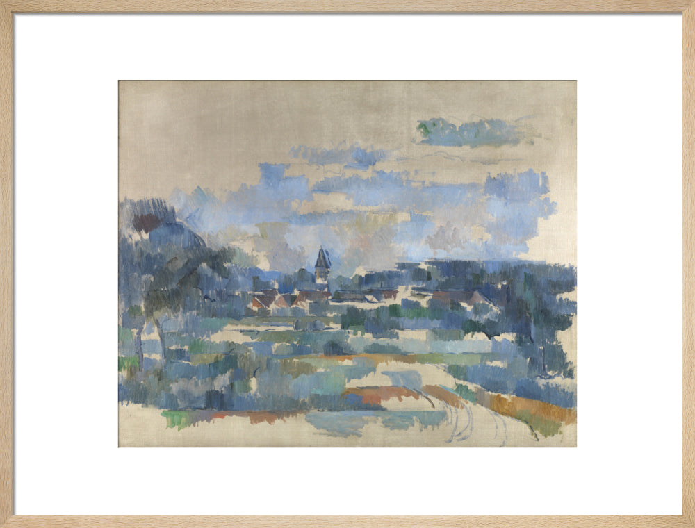 Turning road (art print, large, natural)