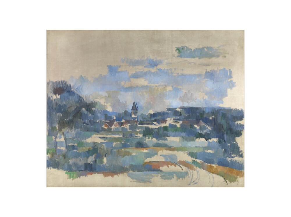 Turning road (art print, extra large, unframed)