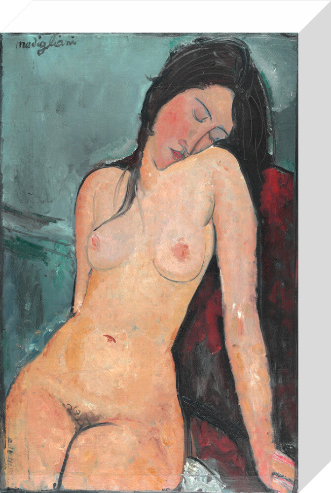 Female nude (stretched canvas, small, unframed)