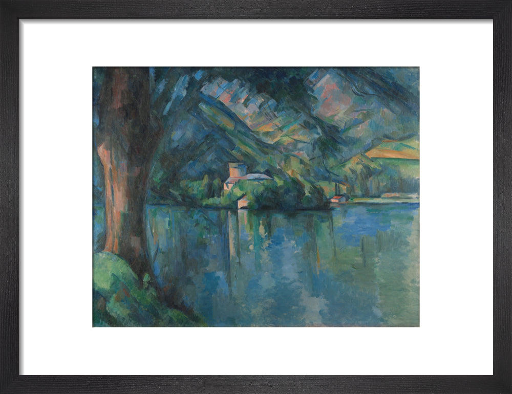 Lac d'Annecy (art print, small, black)