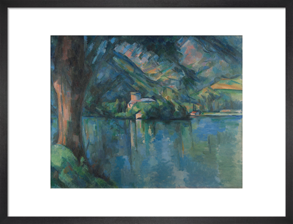 Lac d'Annecy (art print, medium, black)