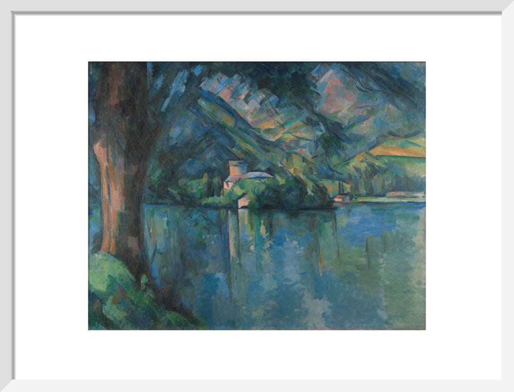 Lac d'Annecy (art print, medium, white)
