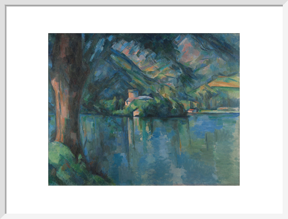 Lac d'Annecy (art print, large, white)