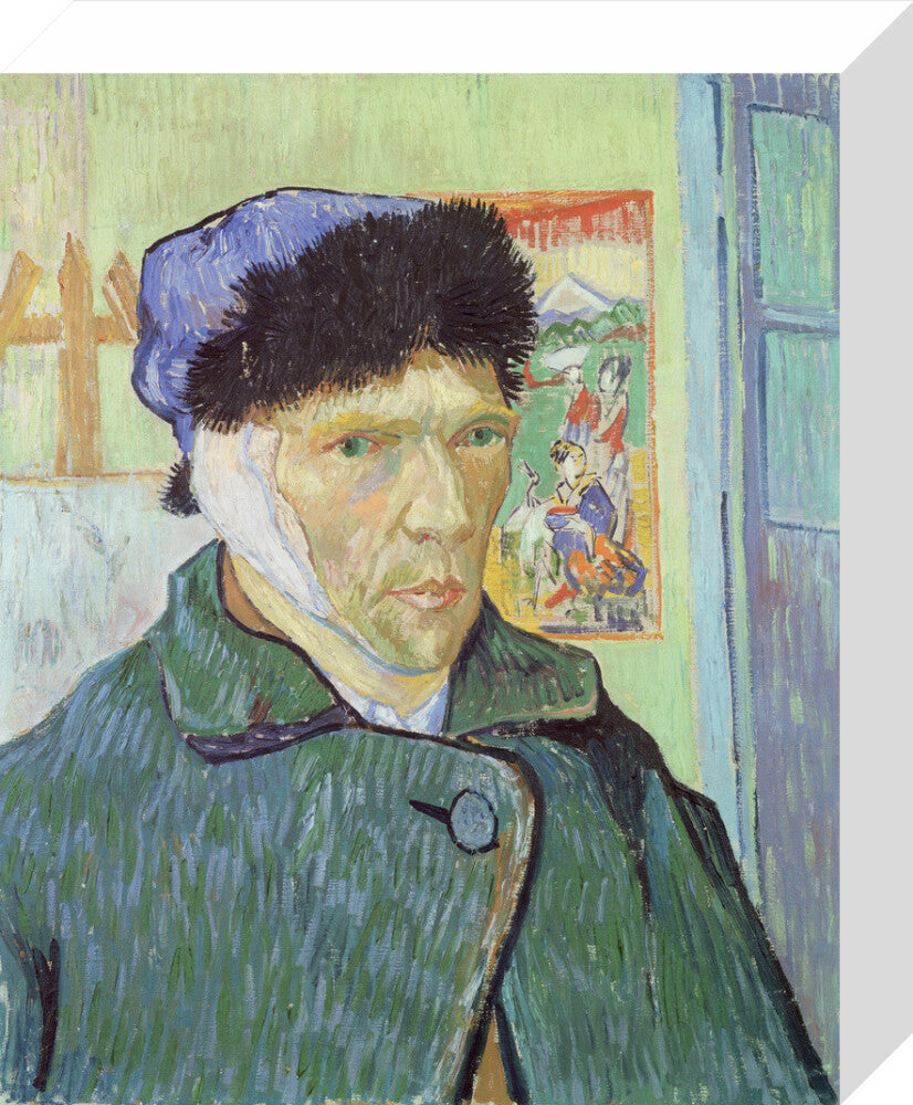 Self-Portrait with Bandaged Ear (stretched canvas, small, unframed)