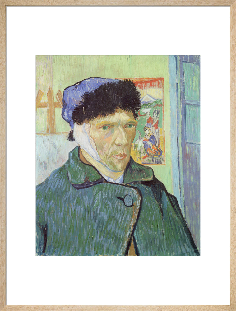 Self-Portrait with Bandaged Ear (art print, large, natural)