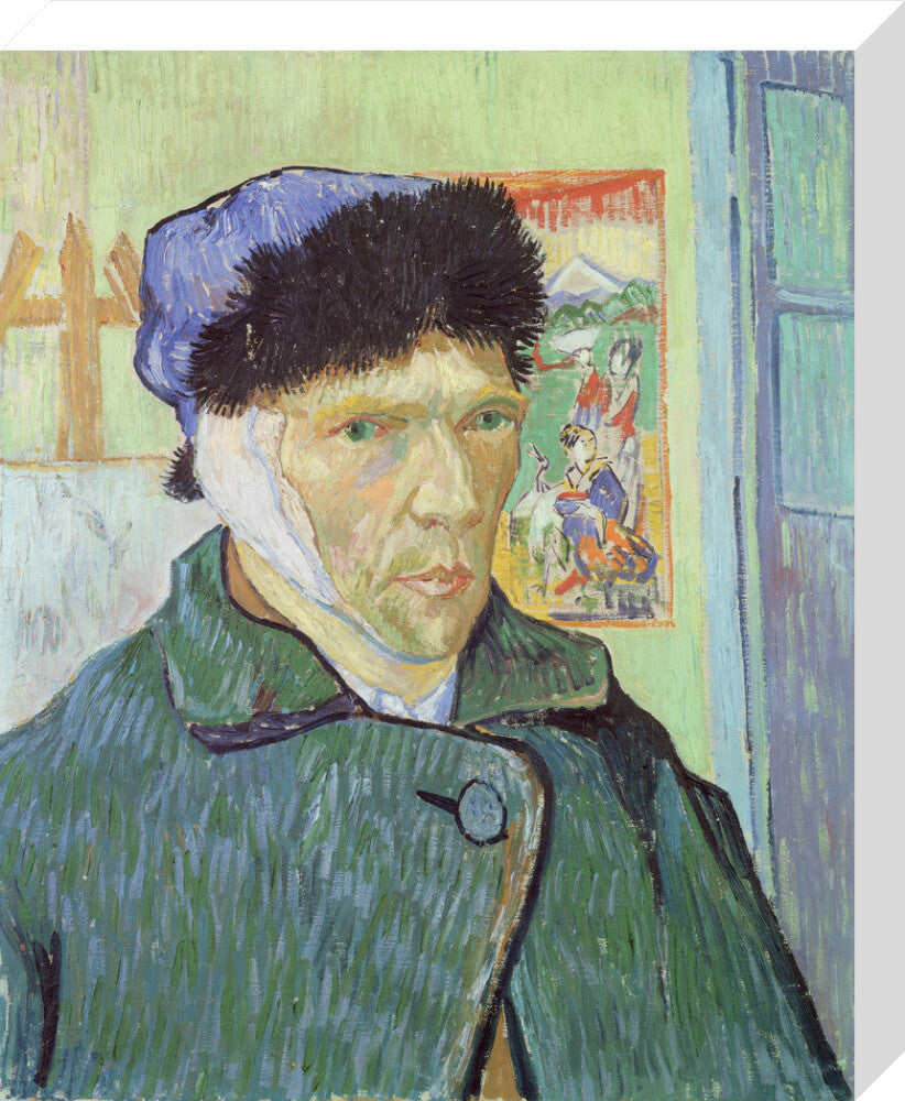 Self-Portrait with Bandaged Ear (stretched canvas, medium, unframed)