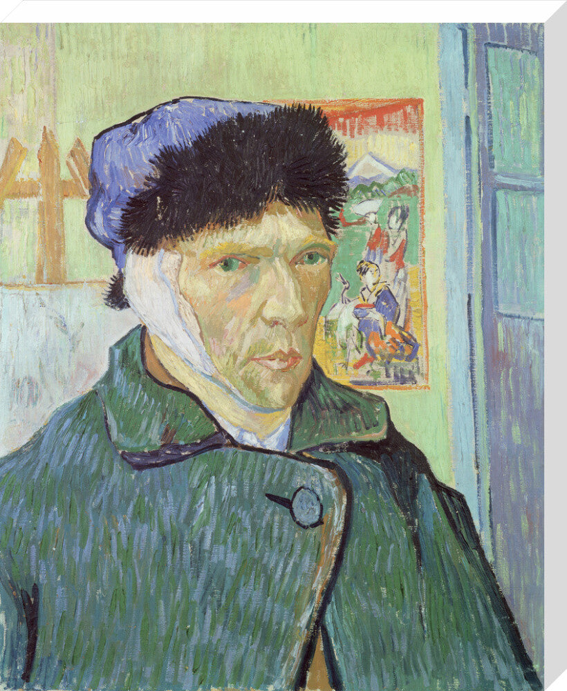 Self-Portrait with Bandaged Ear (stretched canvas, large, unframed)