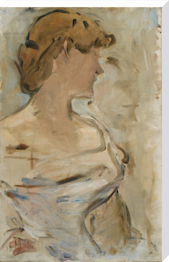 Au Bal - Marguerite de Conflans en toilette de bal (stretched canvas, extra large, unframed)