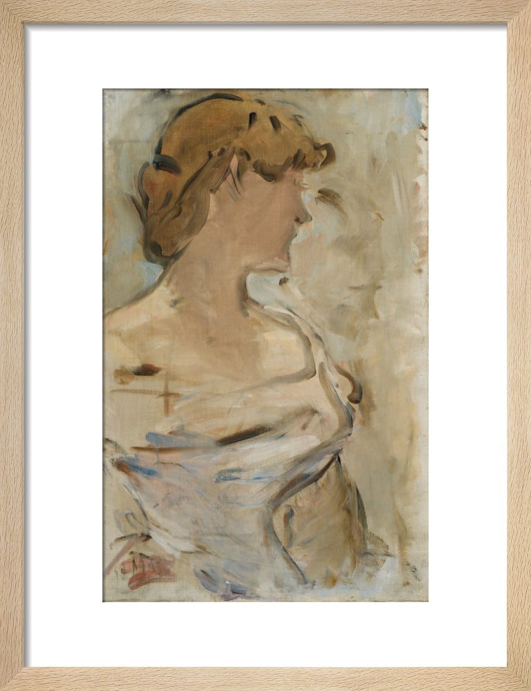 Au Bal - Marguerite de Conflans en toilette de bal (art print, small, natural)