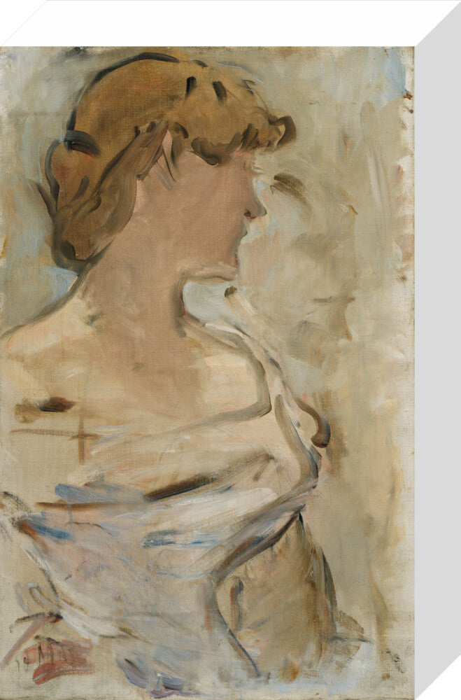 Au Bal - Marguerite de Conflans en toilette de bal (stretched canvas, small, unframed)