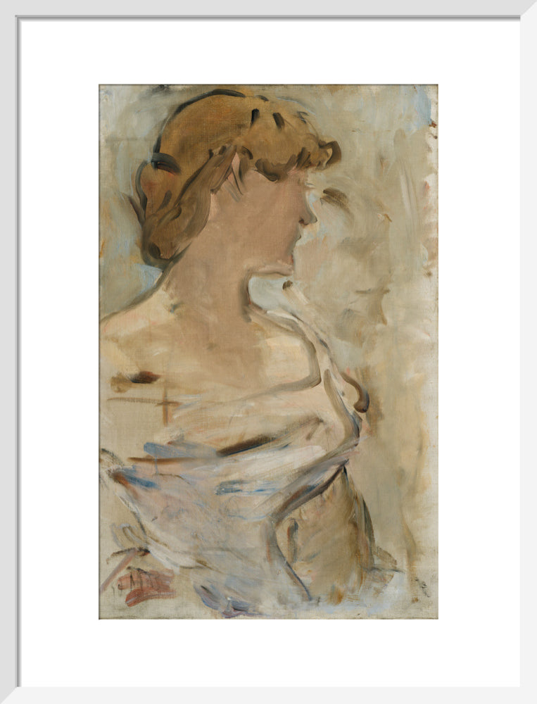 Au Bal - Marguerite de Conflans en toilette de bal (art print, medium, white)