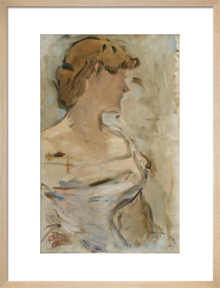 Au Bal - Marguerite de Conflans en toilette de bal (art print, medium, natural)