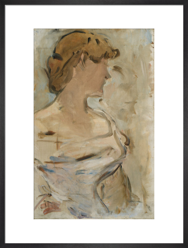 Au Bal - Marguerite de Conflans en toilette de bal (art print, large, black)