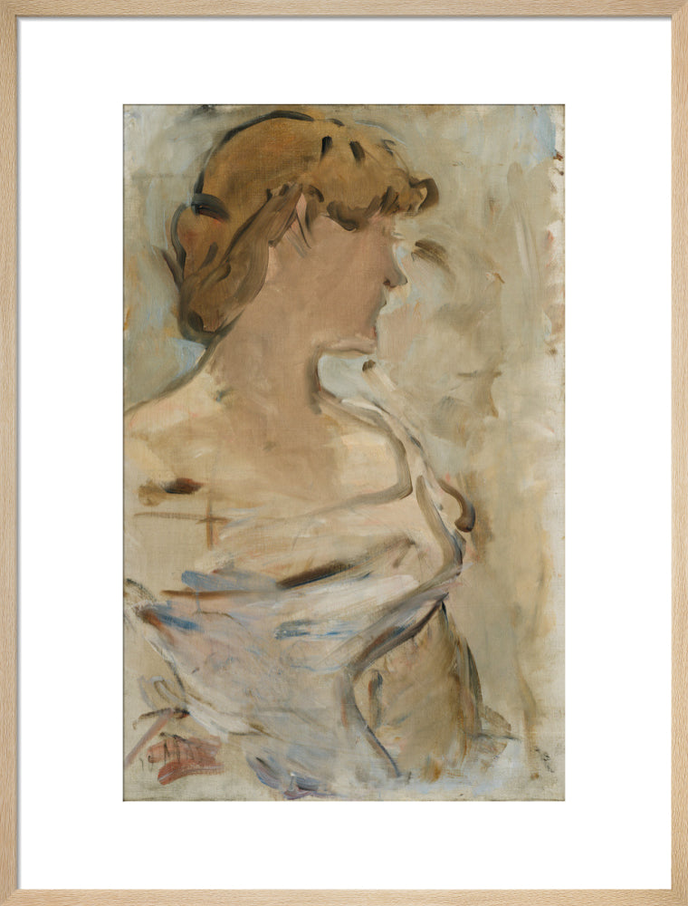 Au Bal - Marguerite de Conflans en toilette de bal (art print, large, natural)