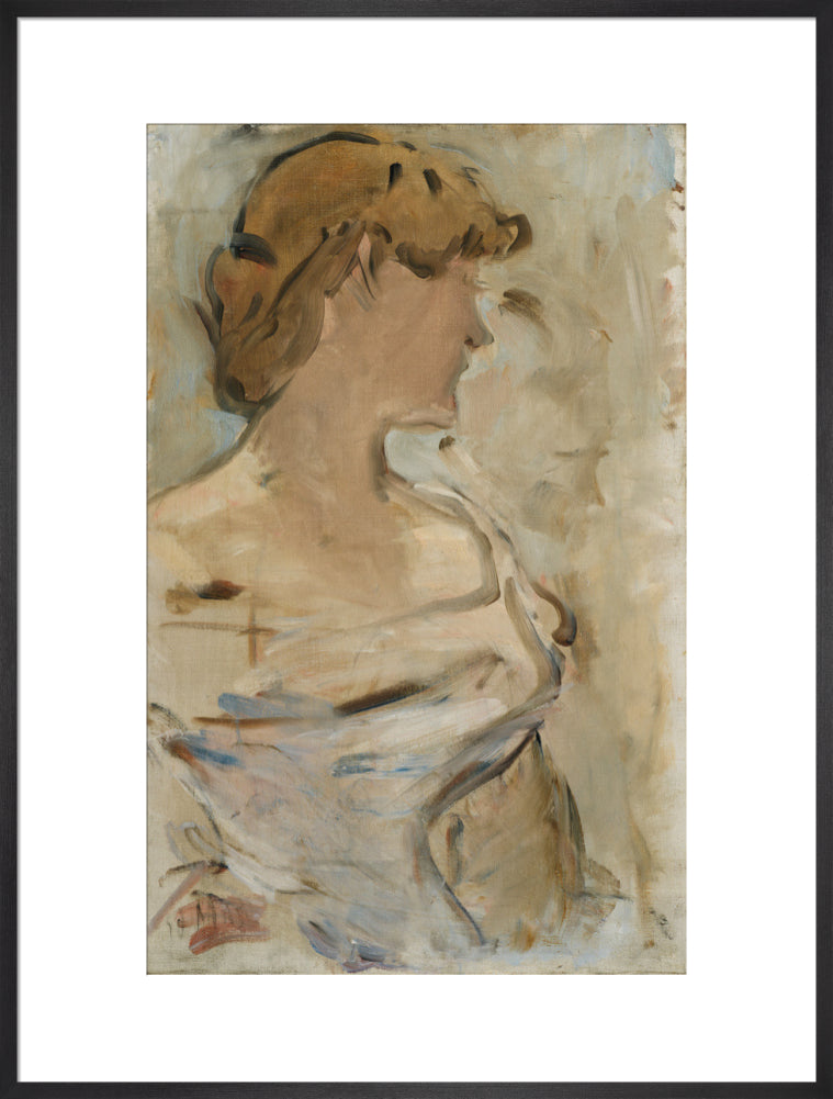 Au Bal - Marguerite de Conflans en toilette de bal (art print, extra large, black)