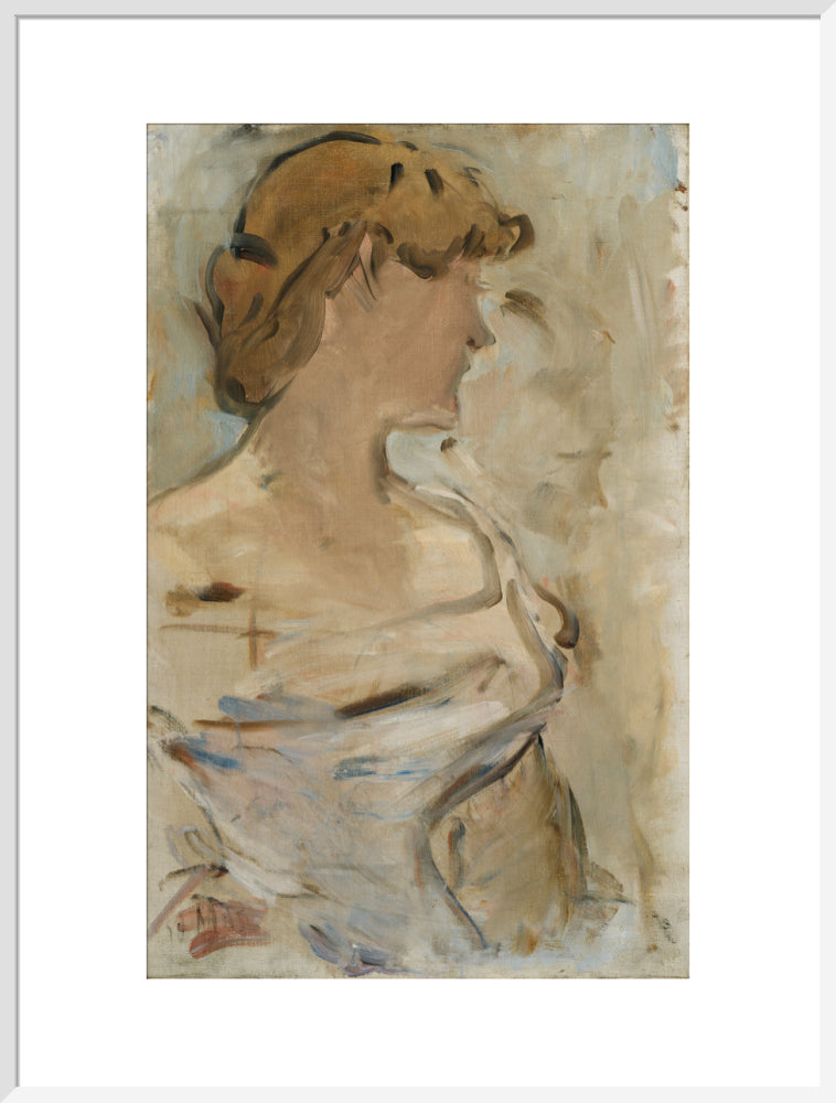 Au Bal - Marguerite de Conflans en toilette de bal (art print, extra large, white)