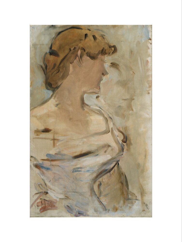 Au Bal - Marguerite de Conflans en toilette de bal (art print, large, unframed)