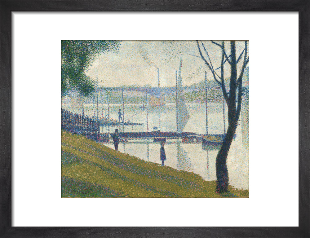 The Bridge at Courbevoie (art print, small, black)
