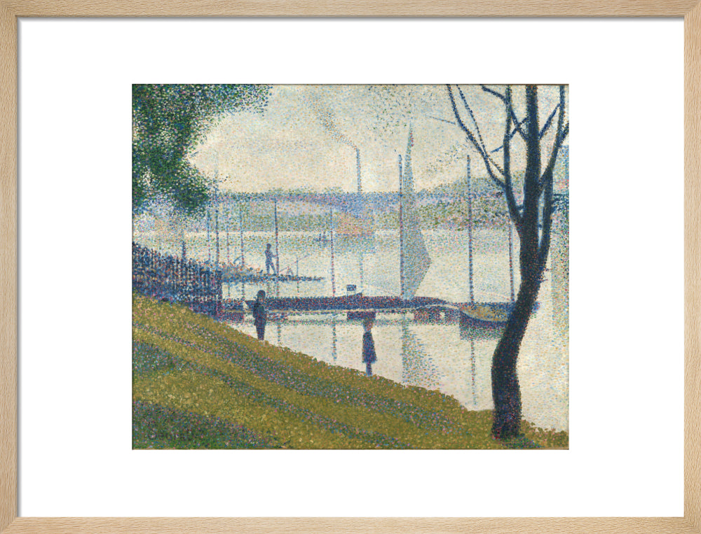 The Bridge at Courbevoie (art print, medium, natural)
