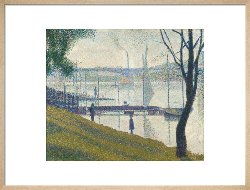 The Bridge at Courbevoie (art print, large, natural)