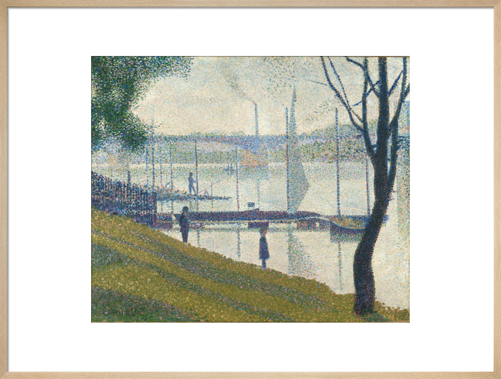 The Bridge at Courbevoie (art print, extra large, natural)