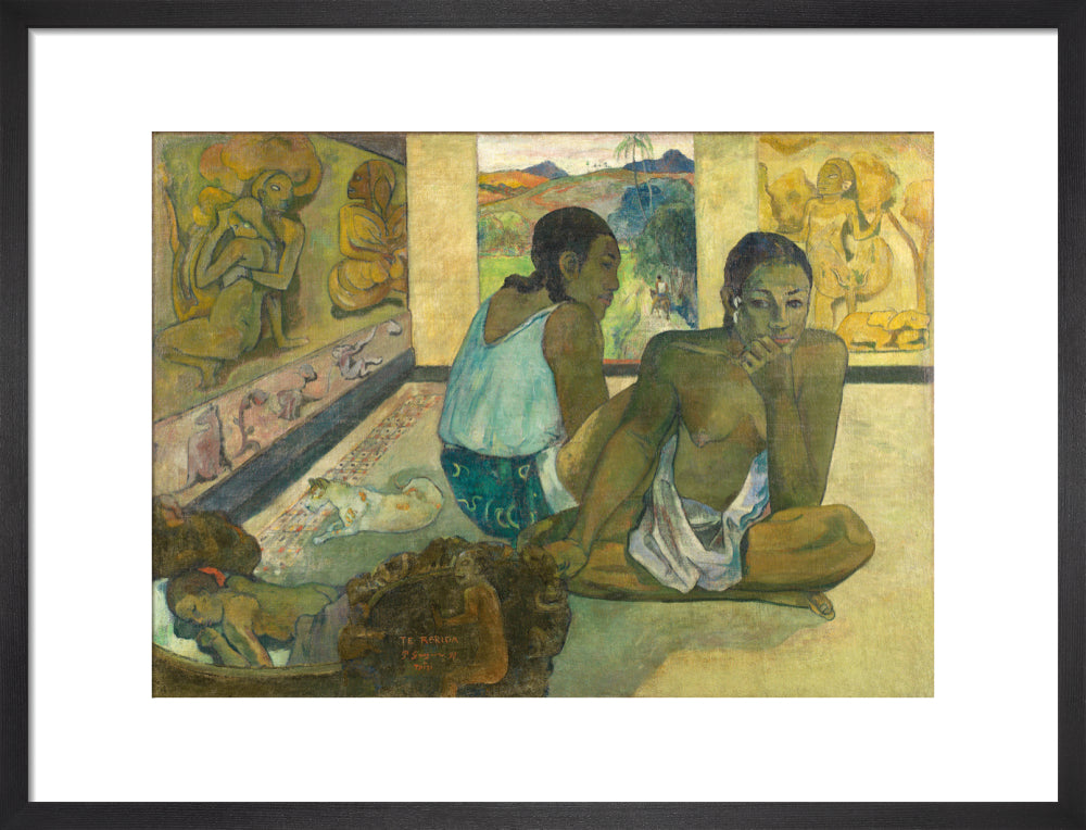 Te Rerioa (art print, medium, black)