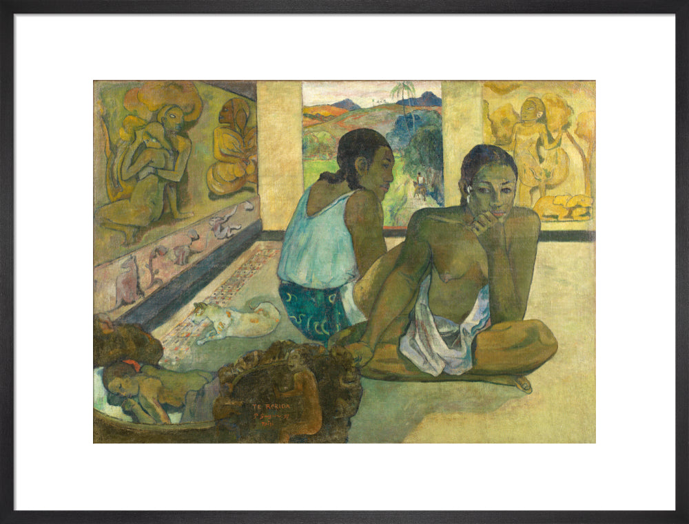 Te Rerioa (art print, large, black)