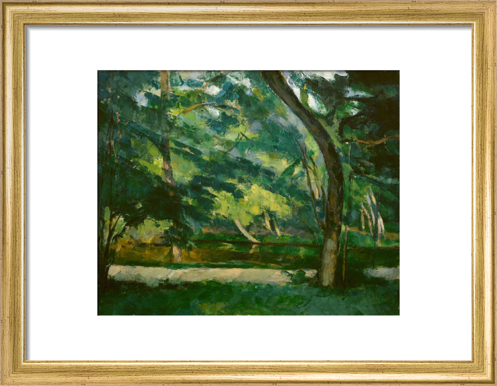 L'Etang des Soeurs, Osny (art print, small, gold)