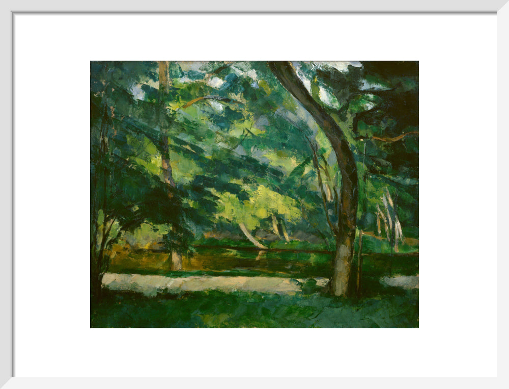 L'Etang des Soeurs, Osny (art print, medium, white)