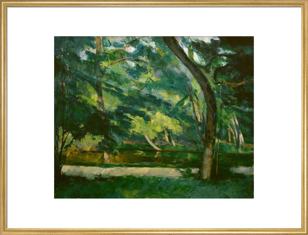 L'Etang des Soeurs, Osny (art print, extra large, gold)