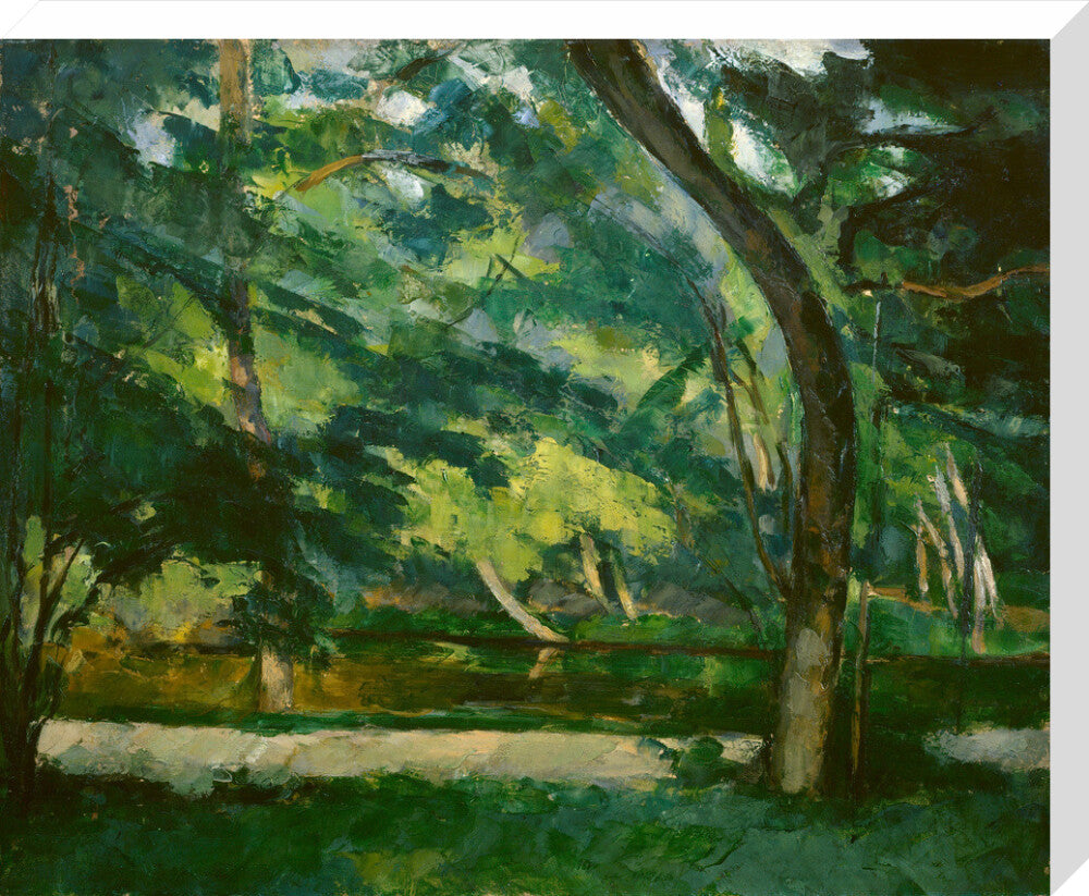 L'Etang des Soeurs, Osny (stretched canvas, large, unframed)