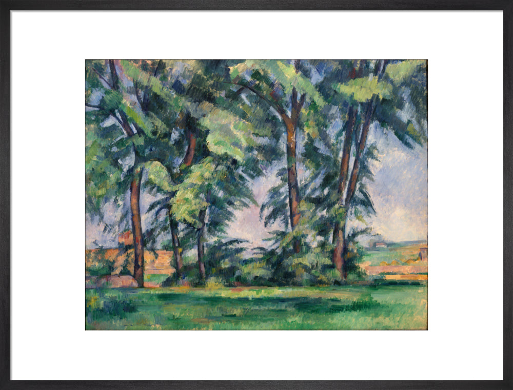 Tall Trees at the Jas de Bouffan (art print, large, black)