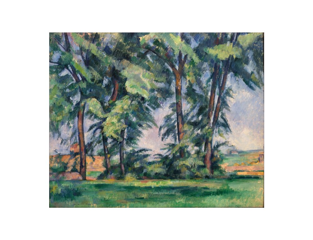 Tall Trees at the Jas de Bouffan (art print, medium, unframed)