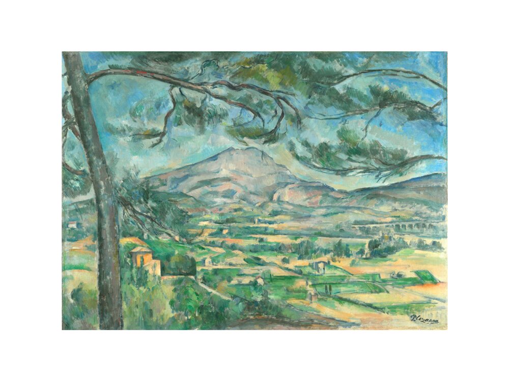 The Montagne Sainte-Victoire with Large Pine (art print, small, unframed)